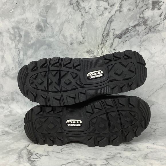 Original S.W.A.T Men 4 Black Leather Classic 9" Safety Work Boot Side Zip P23-31 - Picture 6 of 9